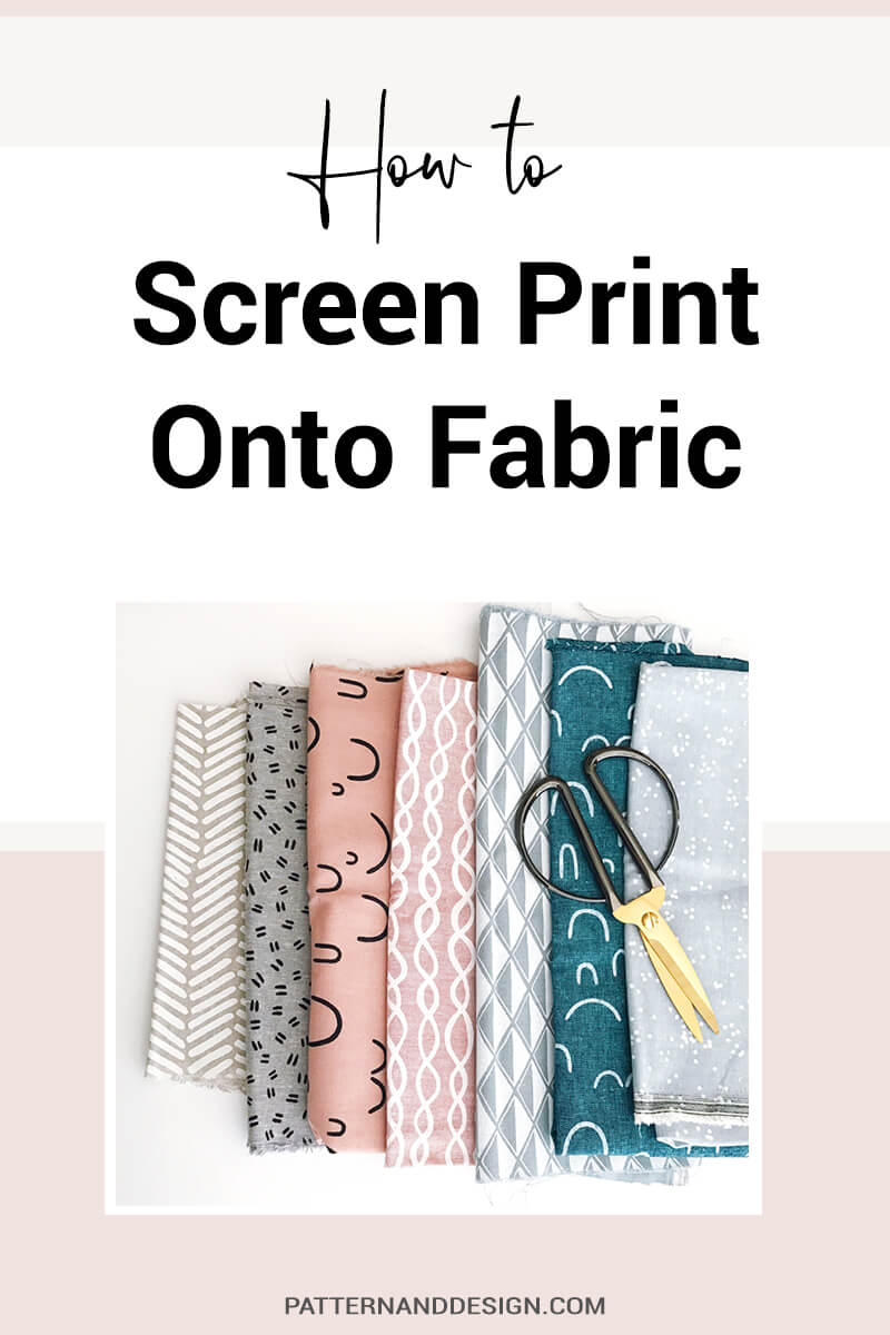 How to Screen Print onto Fabric