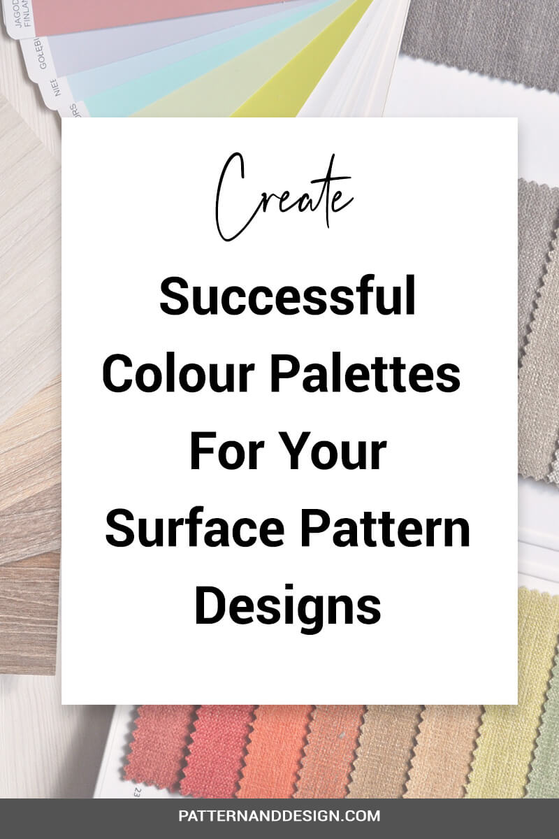 Create successful colour palettes for your pattern designs