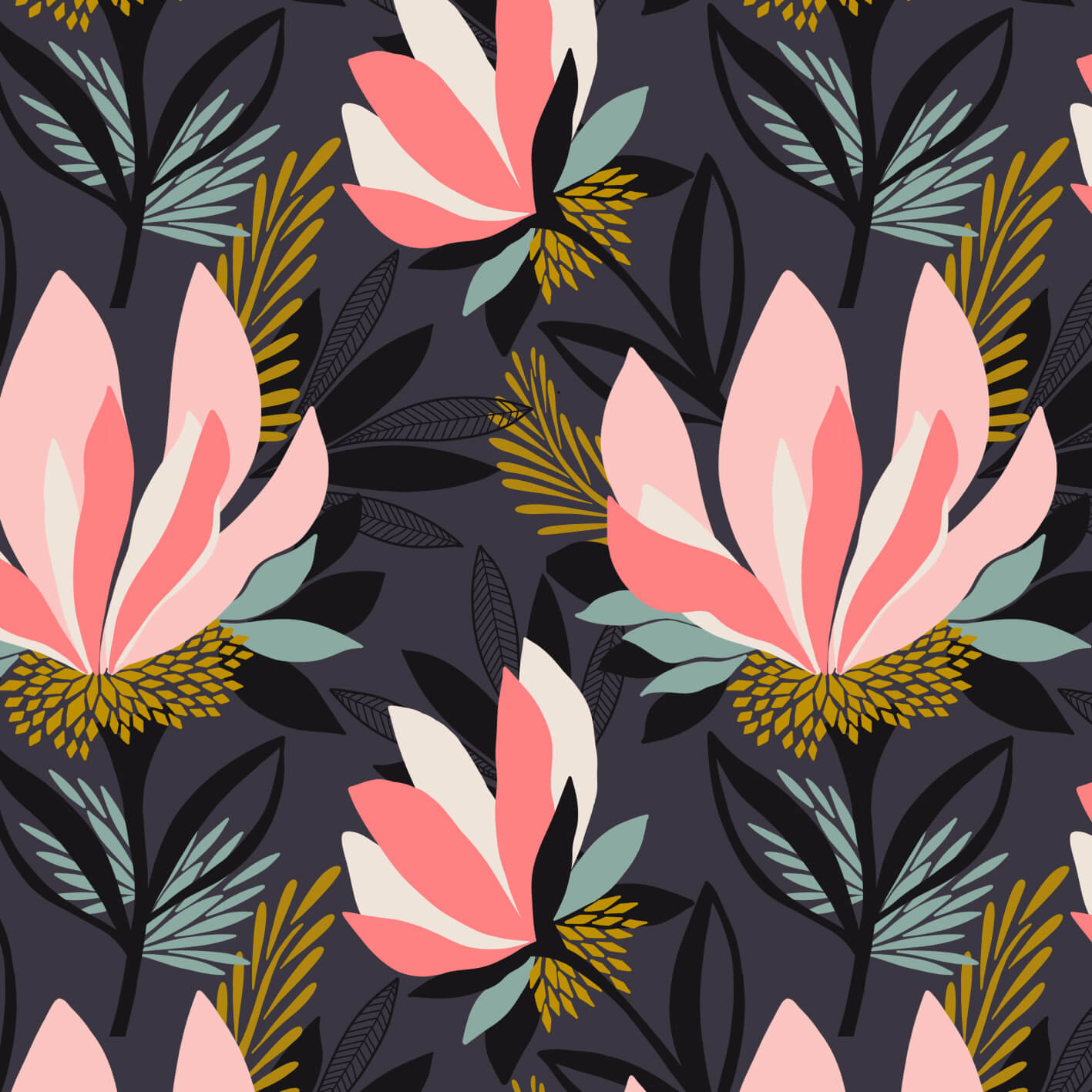 floral pattern repeat